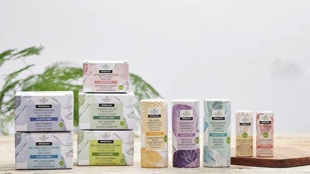 Cosmetici solidi Natyr: piรน prodotto meno pack