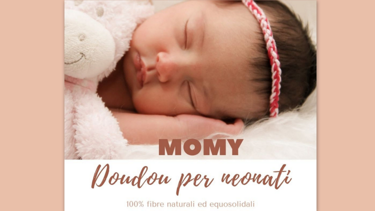 Doudou per neonati 100% fibre naturali