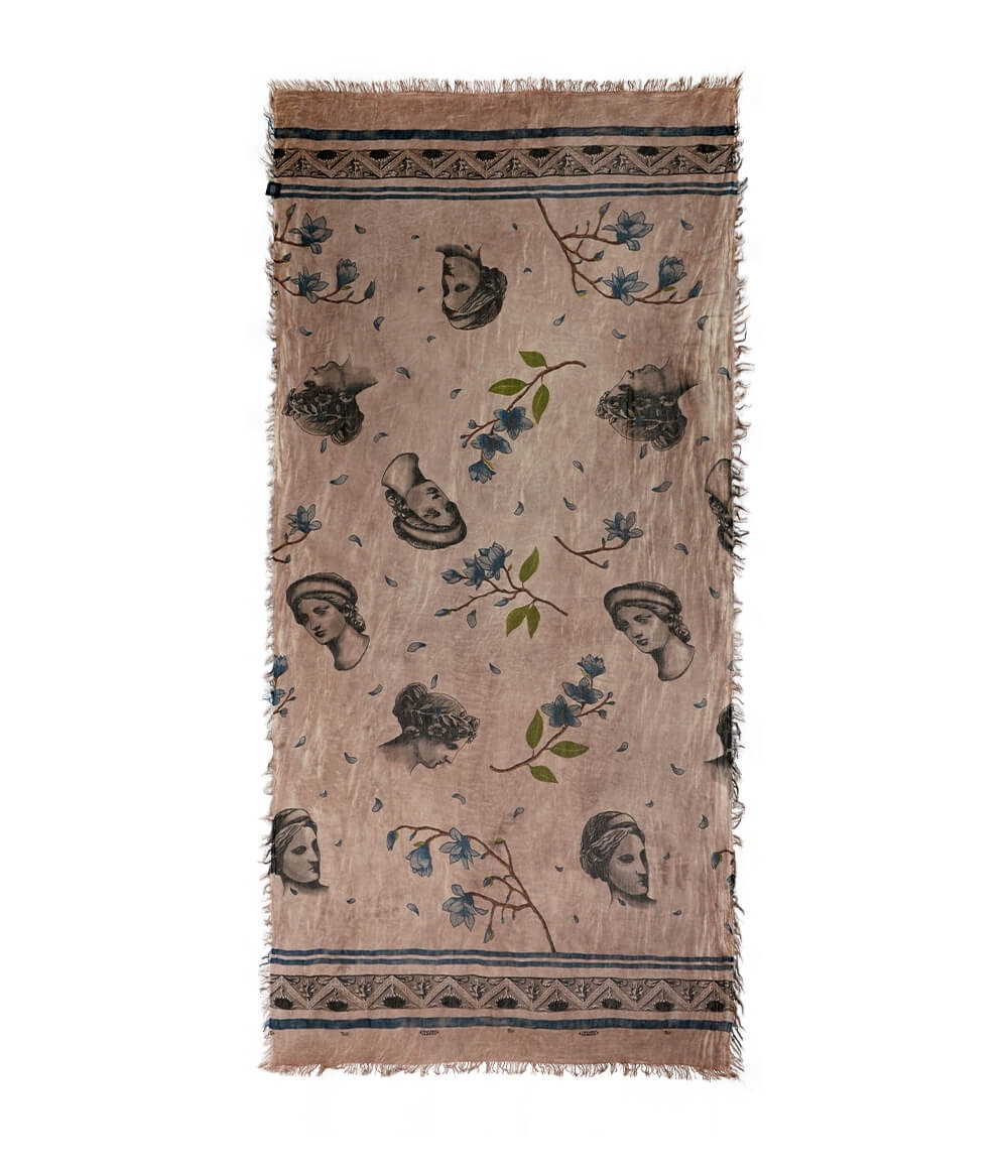 Foulard sciarpa Bamboo Canova nocciola