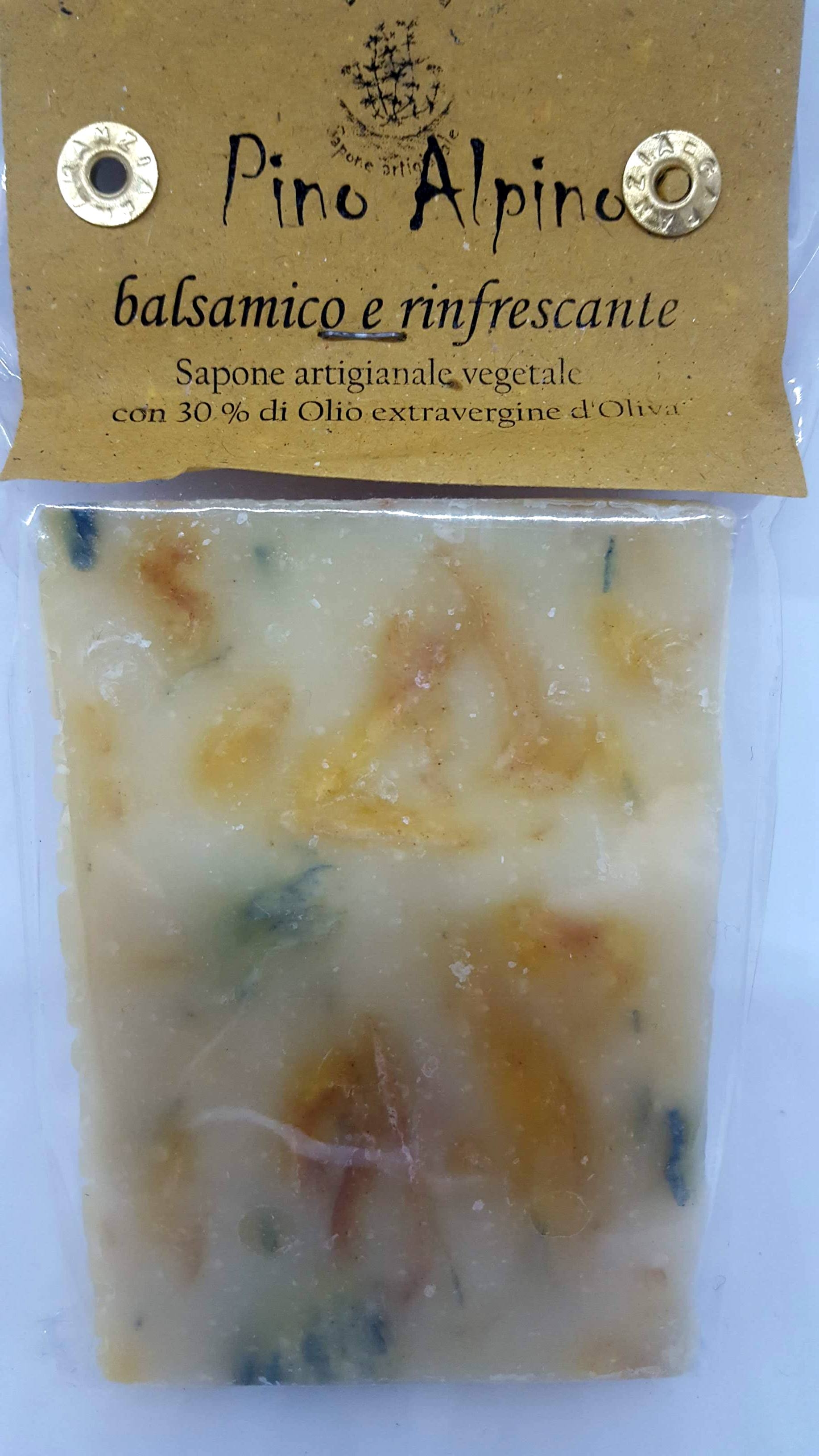 Sapone artigianale vegetale Pino alpino  balsamico e rinfrescante - Lunaroma