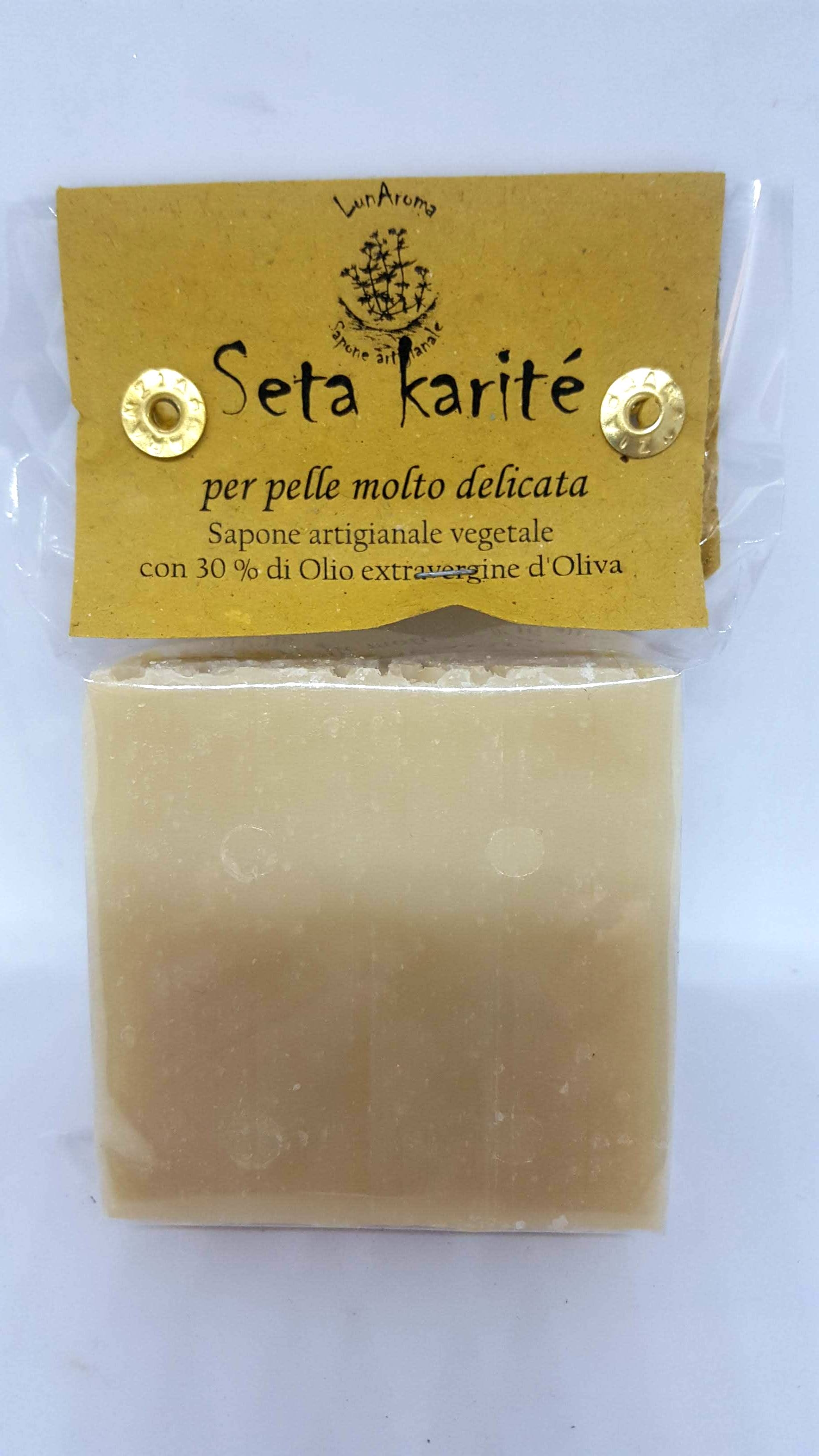 Sapone seta Karitè Viso - Lunaroma