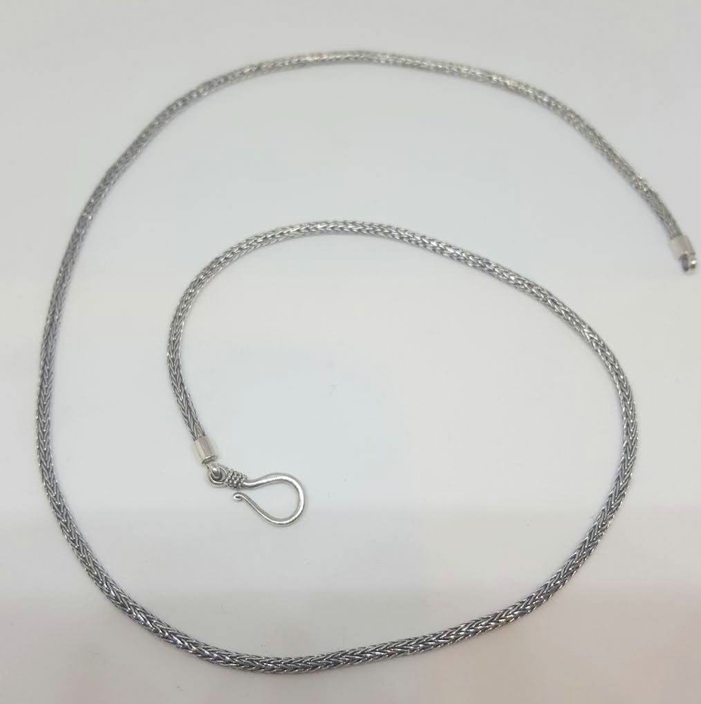 Catenina in argento snake 45cm di lunghezza spessore 2.5 mm