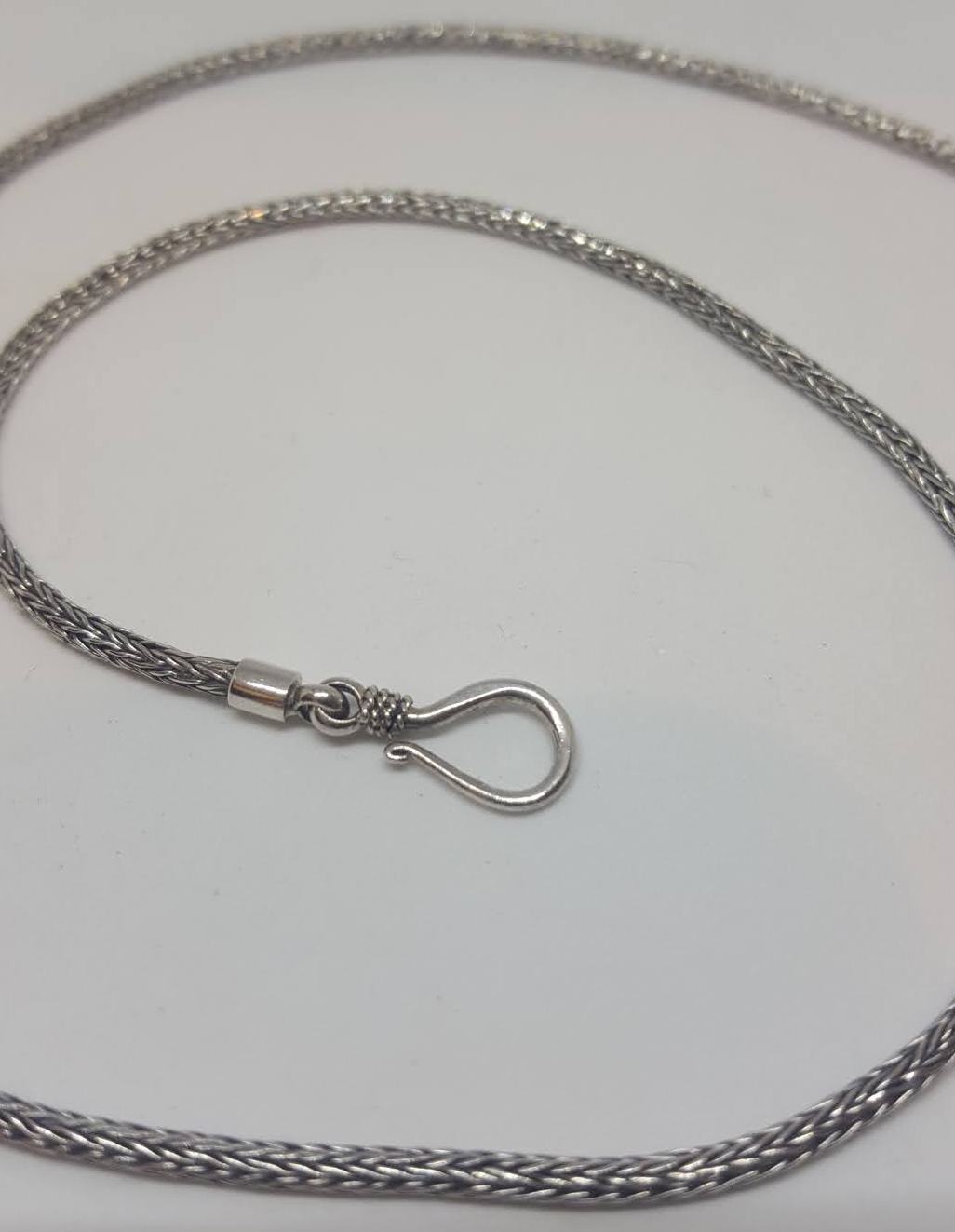 Catenina in argento snake 45cm di lunghezza spessore 2.5 mm
