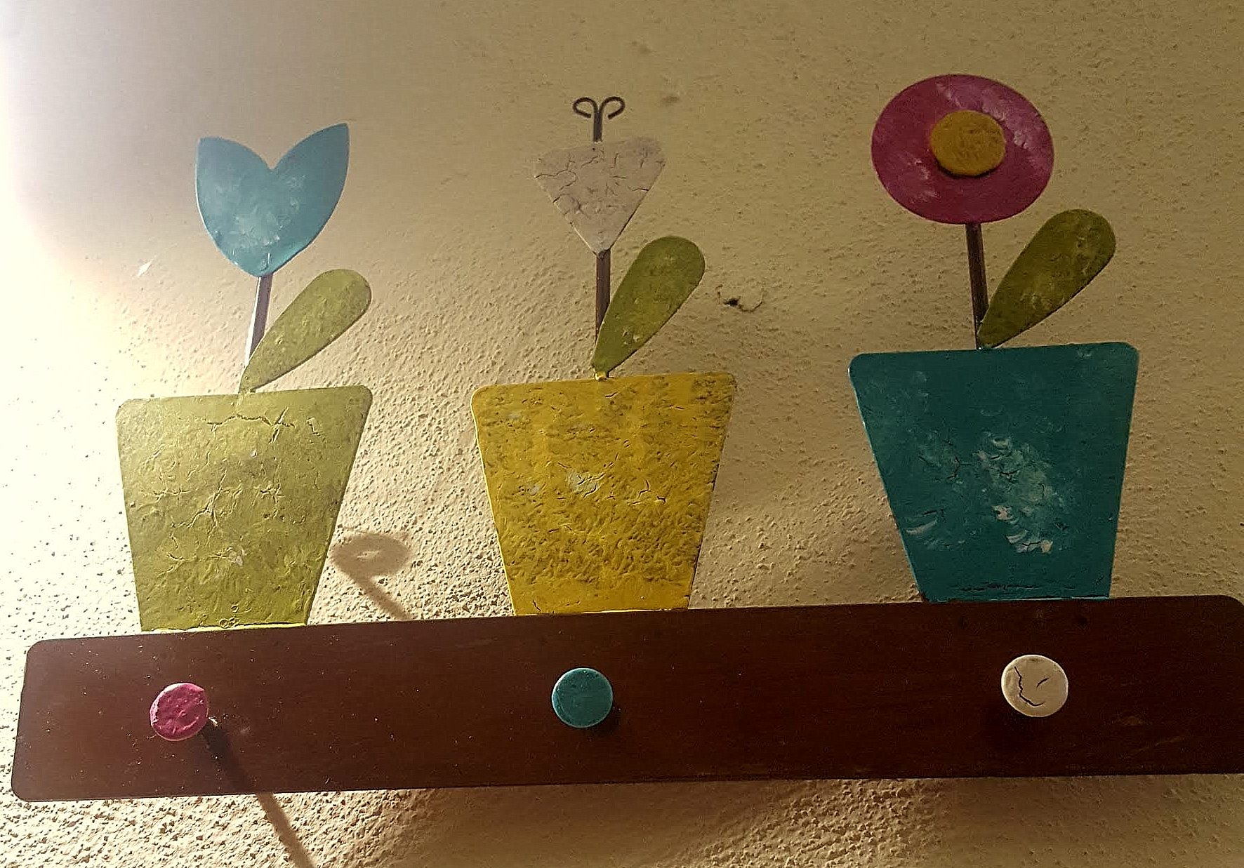 Appendino fiore nel vaso 3 ganci