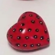 Cuore rosso pallini