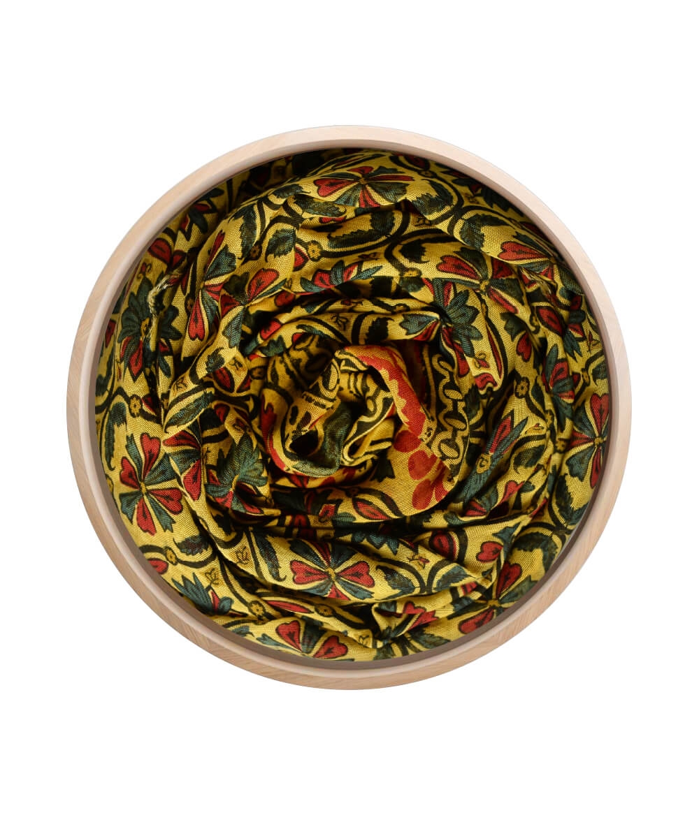 Foulard sciarpa Bamboo Gaudi senape