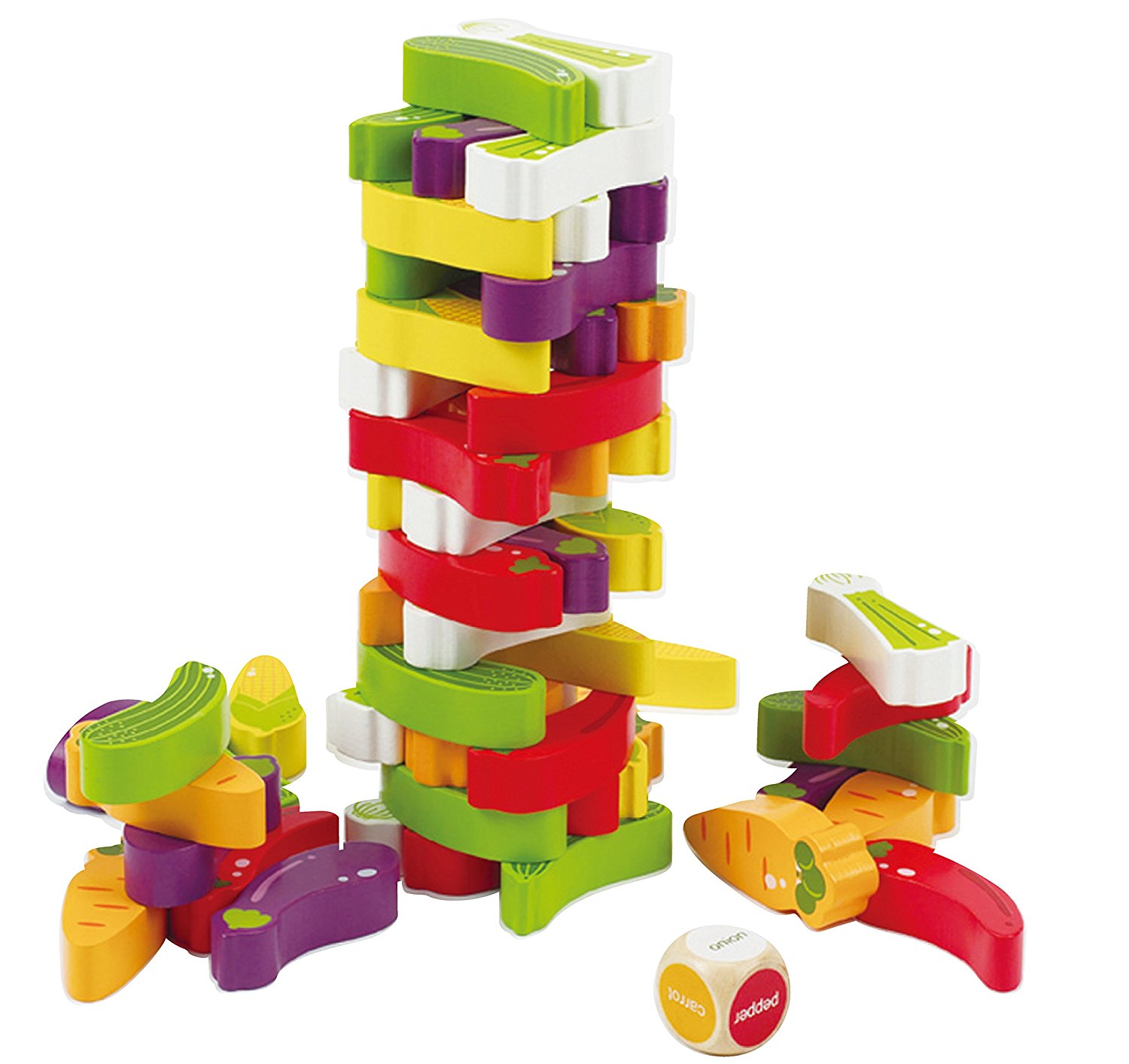 Torre di verdure multicolore Gioco di società