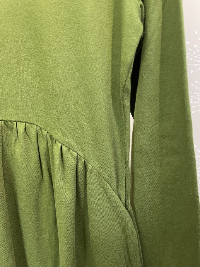 Abito donna invernale in caldo cotone Calicanto Verde On Earth