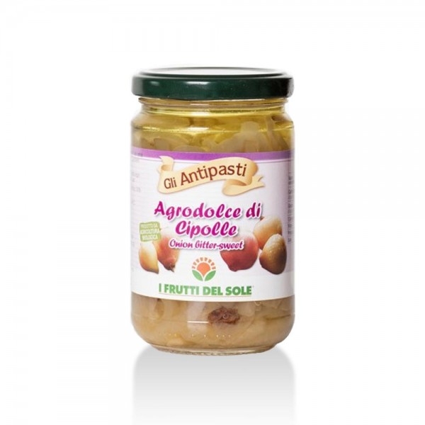 Agrodolce di cipolle 290gr I FRUTTI DEL SOLE
