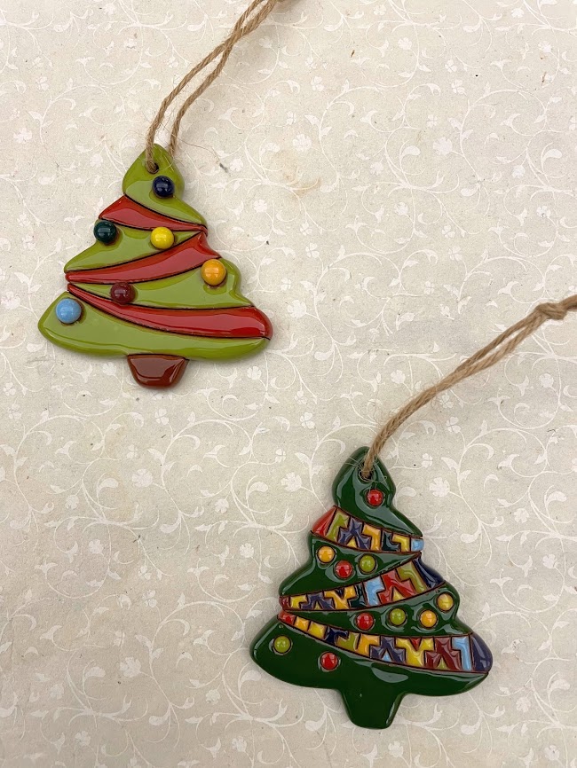 Albero in ceramica decorazione per Natale