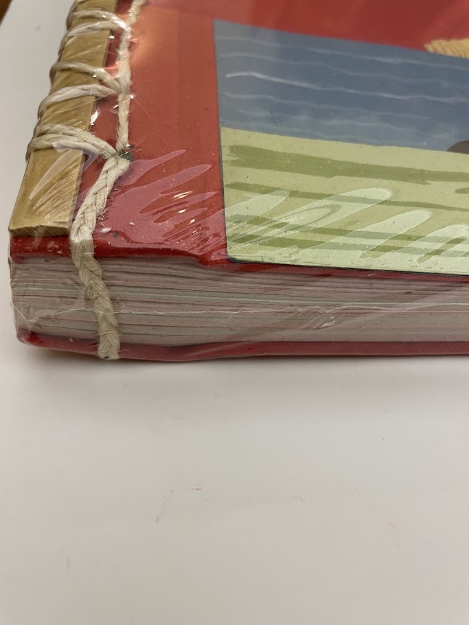 Album per fotografie grande in carta riciclata Dung paper Rosso