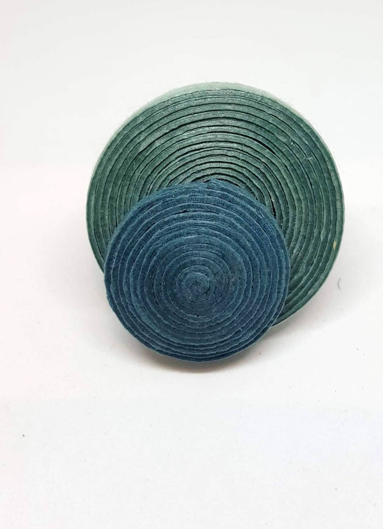 Anello in carta di cotone AZZURRO Nicitta