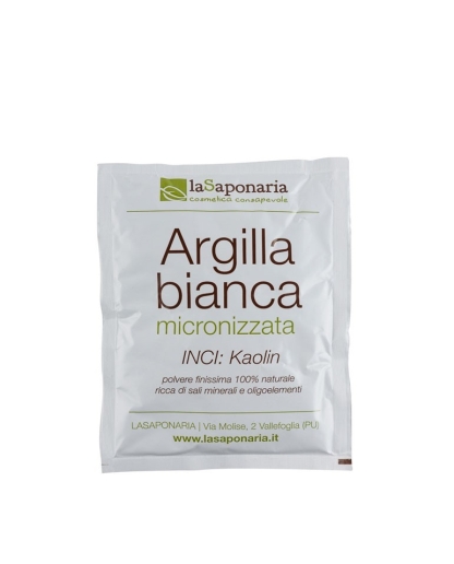 Argilla bianca micronizzata100% naturale  - La Saponaria