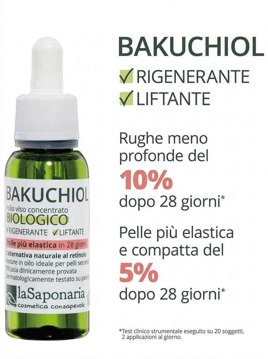 Bakuchiol siero viso alternativo retinolo LA SAPONARIA