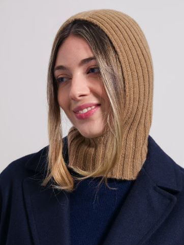 Balaclava in cashmere rigenerato Arsenio Beige