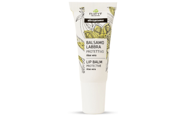 Balsamo labbra protettivo Aloe Natyr