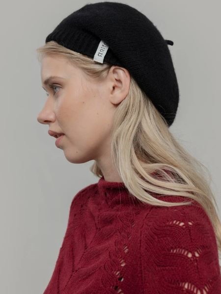 Basco in cashmere rigenerato Nicole Nero