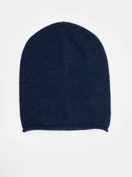 Cappello beanie lana rigenerata Frank Blu - Rifò