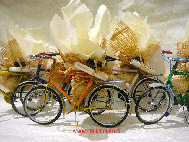 Bomboniere con bici assortite
