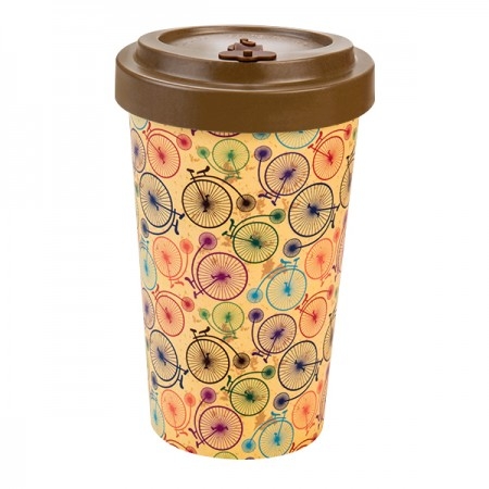 Eco Tazza in fibra di bamboo con coperchio BICYCLES
