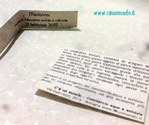 I biglietti delle nostre bomboniere