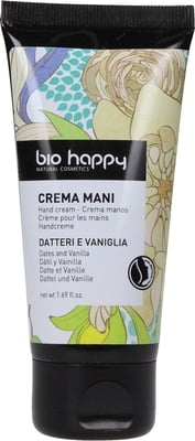 Crema mani Datteri e vaniglia 50ml - Bio Happy