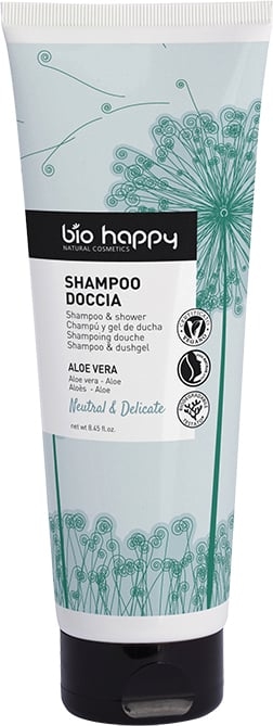 Shampoo Doccia Aloe 200ml Bio Happy