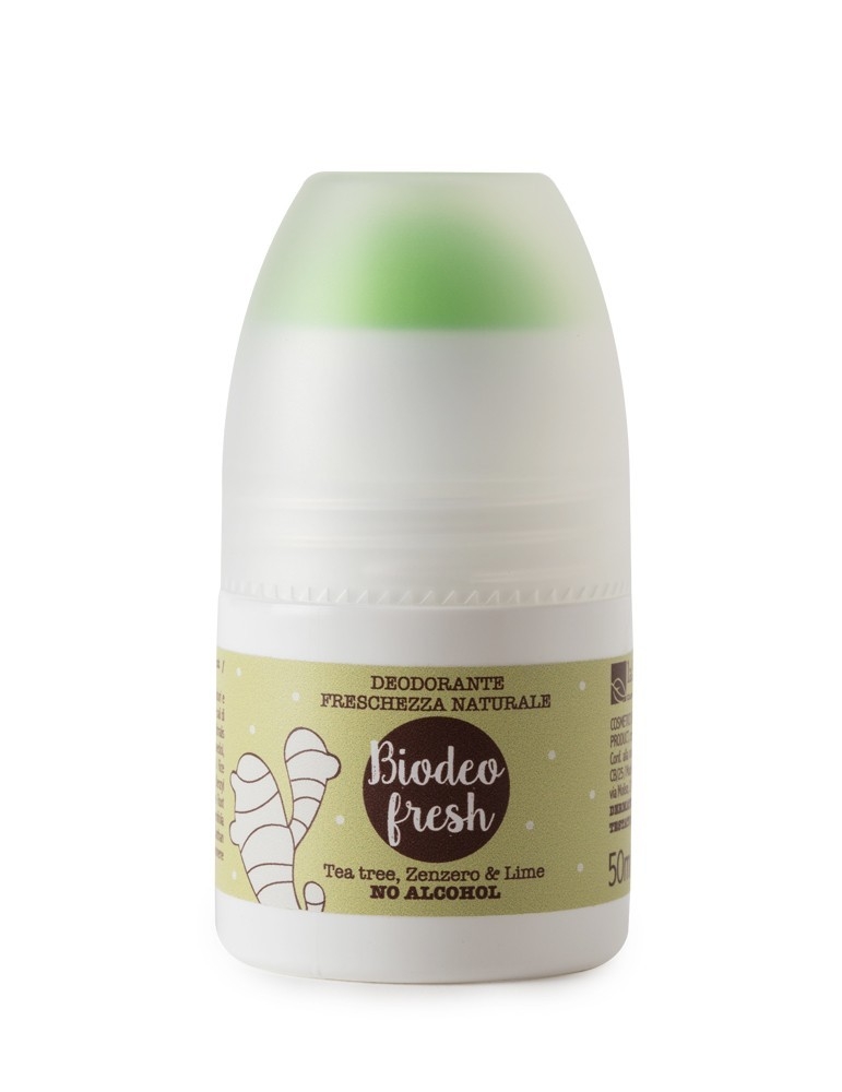 Biodeo Fresh - Tea tree, Zenzero, Lime. Deodorante - La Saponaria