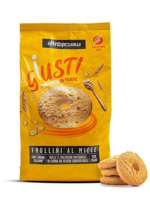 Biscotti frollini al cacao e anacardi Giusti Altromercato