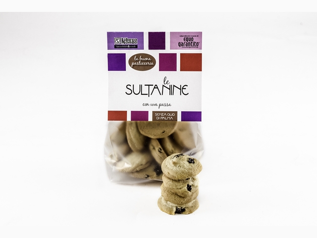 Biscotti Sultanine Libero Mondo 200gr