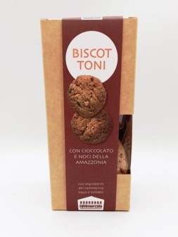 Biscottoni con cioccolato e noci dell'Amazzonia