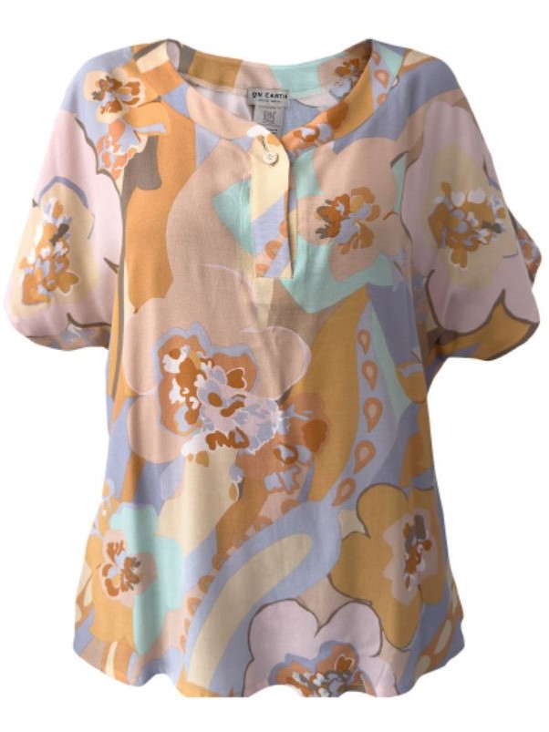 Blusa donna fantasia pastello Stefy - Progetto Quid