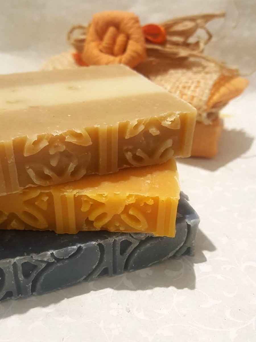Bomboniera con sapone vegetale, dettaglio saponi
