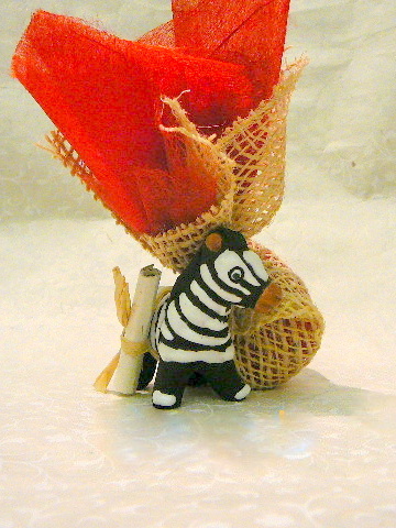 Bomboniera con animaletti assortiti