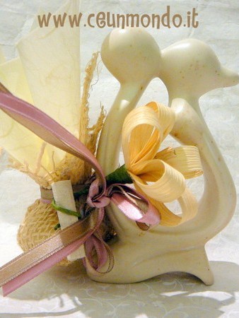 Bomboniera statua_bacio_champagne