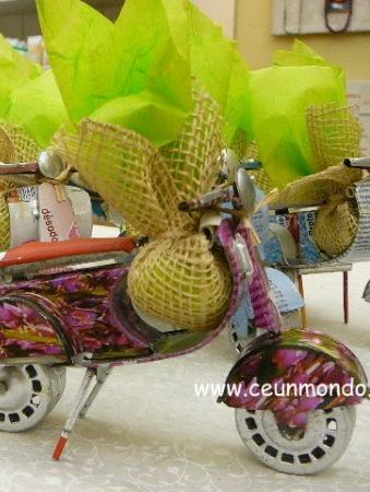 Bomboniera vespa latta