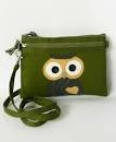 Borsa 2 tasche GUFO VERDE 20x14 h cm