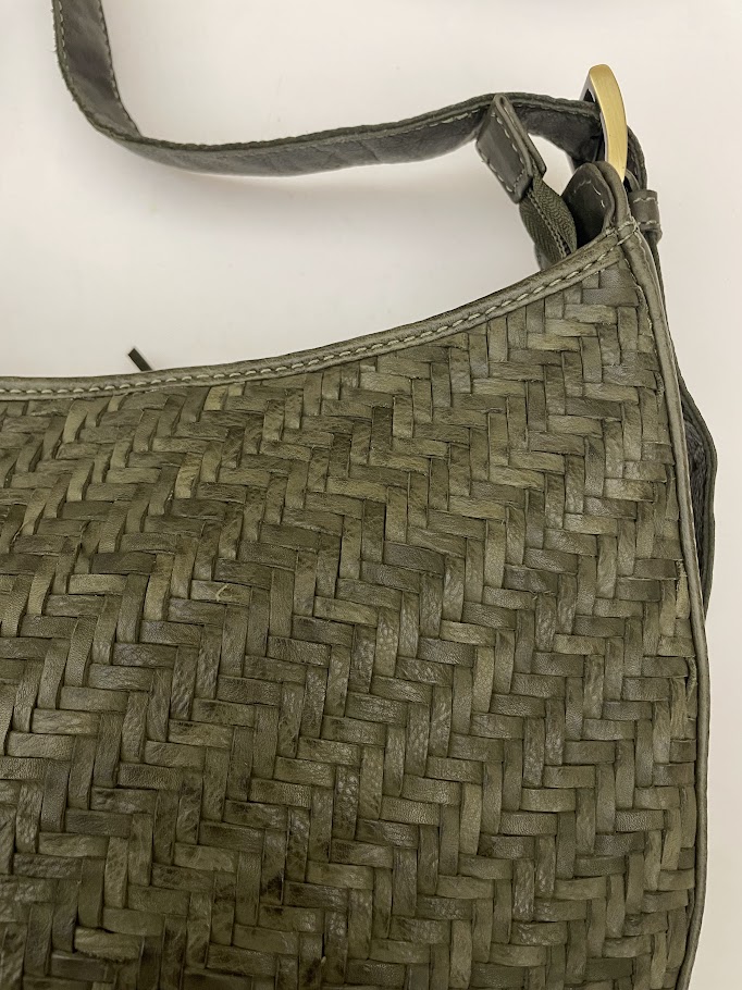 Borsa grande donna con pelle intrecciata AGADIR