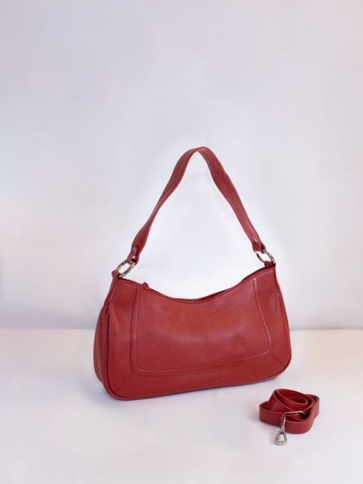 Borsa grande in pelle Rosso SAINT LO
