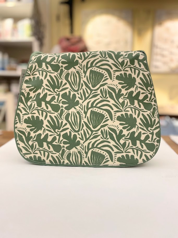 Borsa in tessuto Messenger Grande, Floresta
