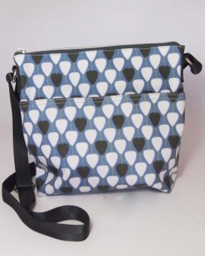 Borsa messenger alta leggera in tessuto impermeabile PRIMAVERA 28x25cm