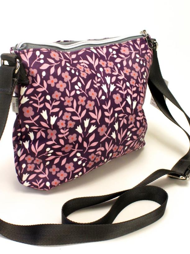 Borsa messenger donna - PURPLE GARDEN