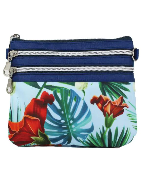 Borsa piccola portadocumenti in tessuto Bloom
