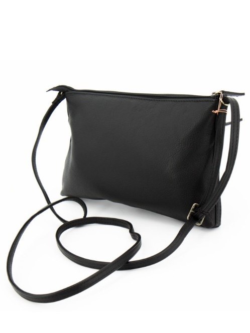 Borsa tracolla rettangolare piccola nero Sealdah