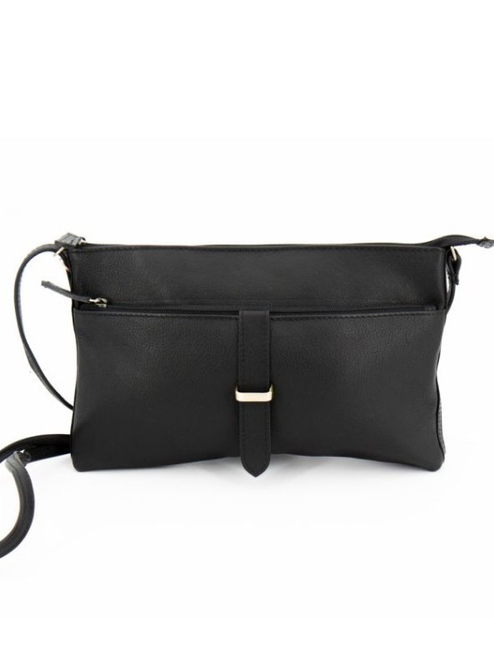 Borsa tracolla rettangolare piccola nero Sealdah