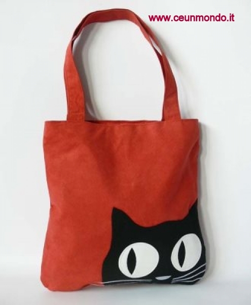Borsa shopping gatto