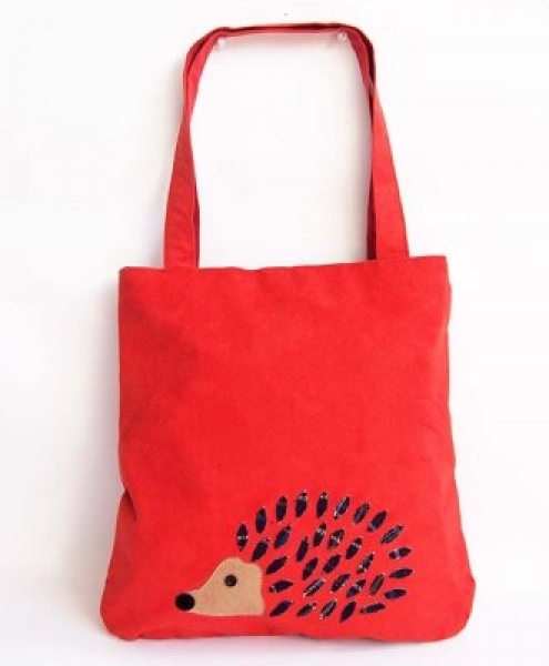 borsa shopping riccio rossa