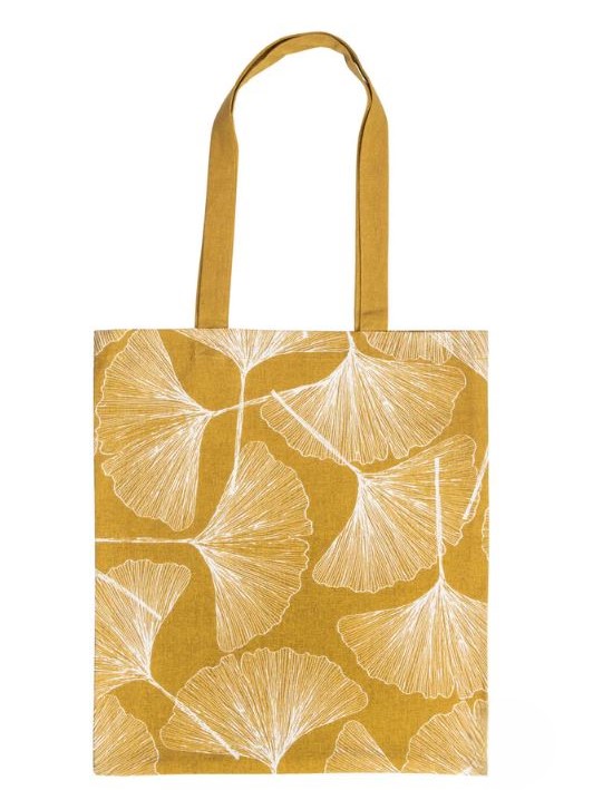 Borsa shopping TOTE in cotone GINKGO
