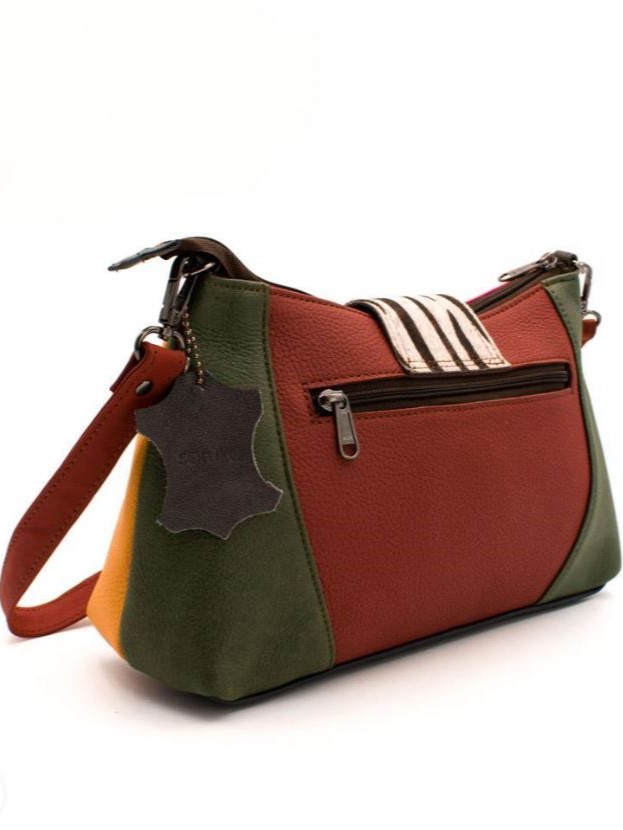 Borsa Soruka, in pelle multicolore Amanda