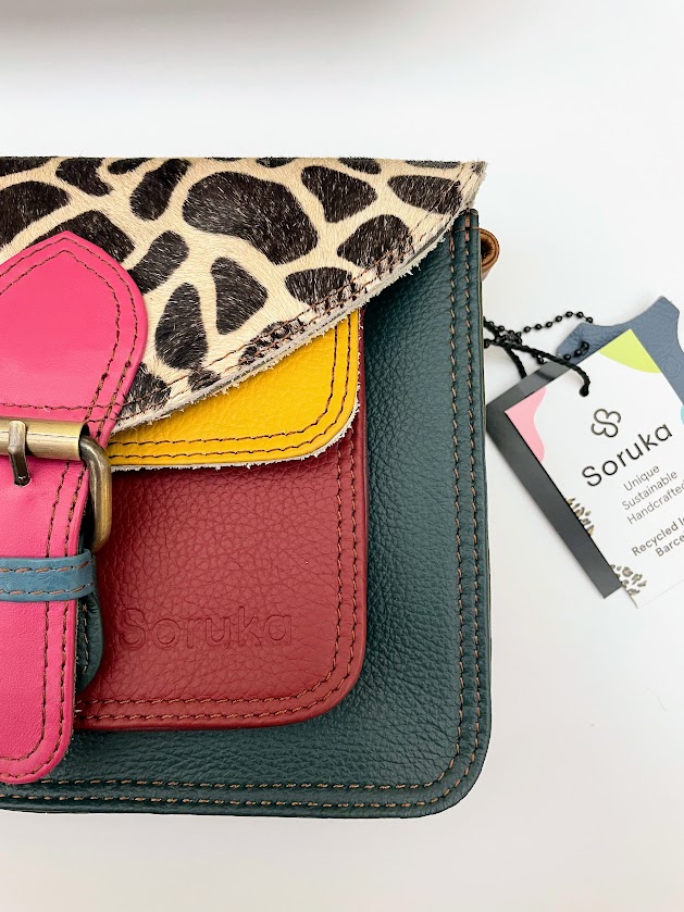 Borsa Soruka Bologna in pelle riciclata - Pocket premium pelo
